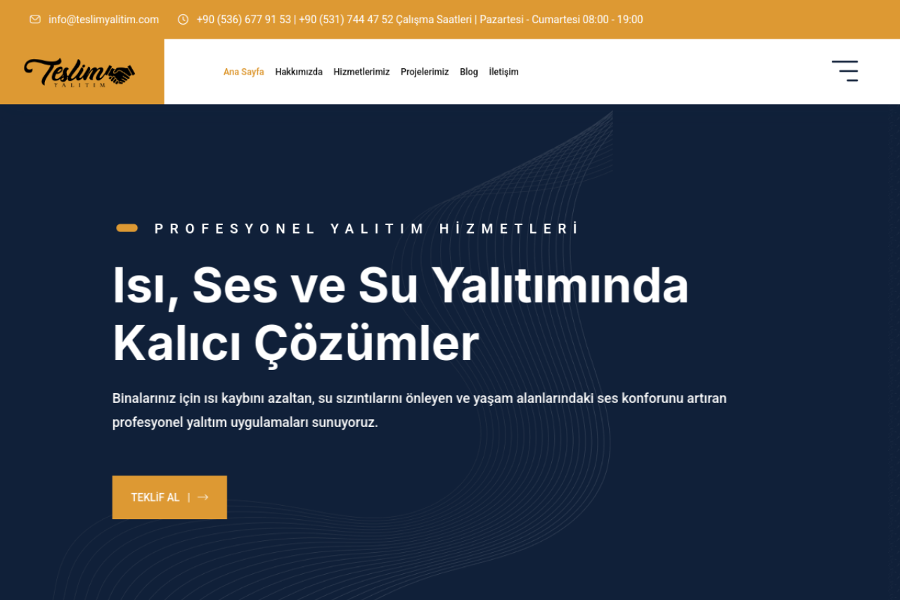 Teslim Yalıtım